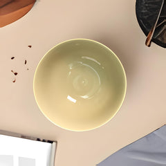 Lemon Tree Beige 6-Inch Large Ceramic Bowl – Stylish & Versatile Serveware for Every Meal