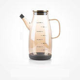 Golden Brown Borosilicate Glass Oil Dispenser – 1000ml Airtight & Leakproof Storage Bottle