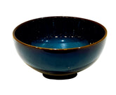 Lemon Tree Dark Blue Ceramic Bowl (700ml) | Premium Stoneware Serving Bowl for Snacks & Soups