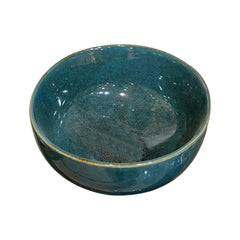 Lemon Tree Turquoise Stoneware Bowl (700ml) | Elegant & Sturdy Serving Bowl for Everyday Use