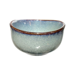 Lemon Tree Green Stoneware Katori Bowls (250ml, Set of 4) | Elegant & Durable Snack & Serving Bowls | Microwave & Dishwasher Safe
