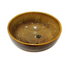 Lemon Tree 700ml Brown Ceramic Serving Bowl | Elegant & Durable Stoneware Bowl for Everyday Use