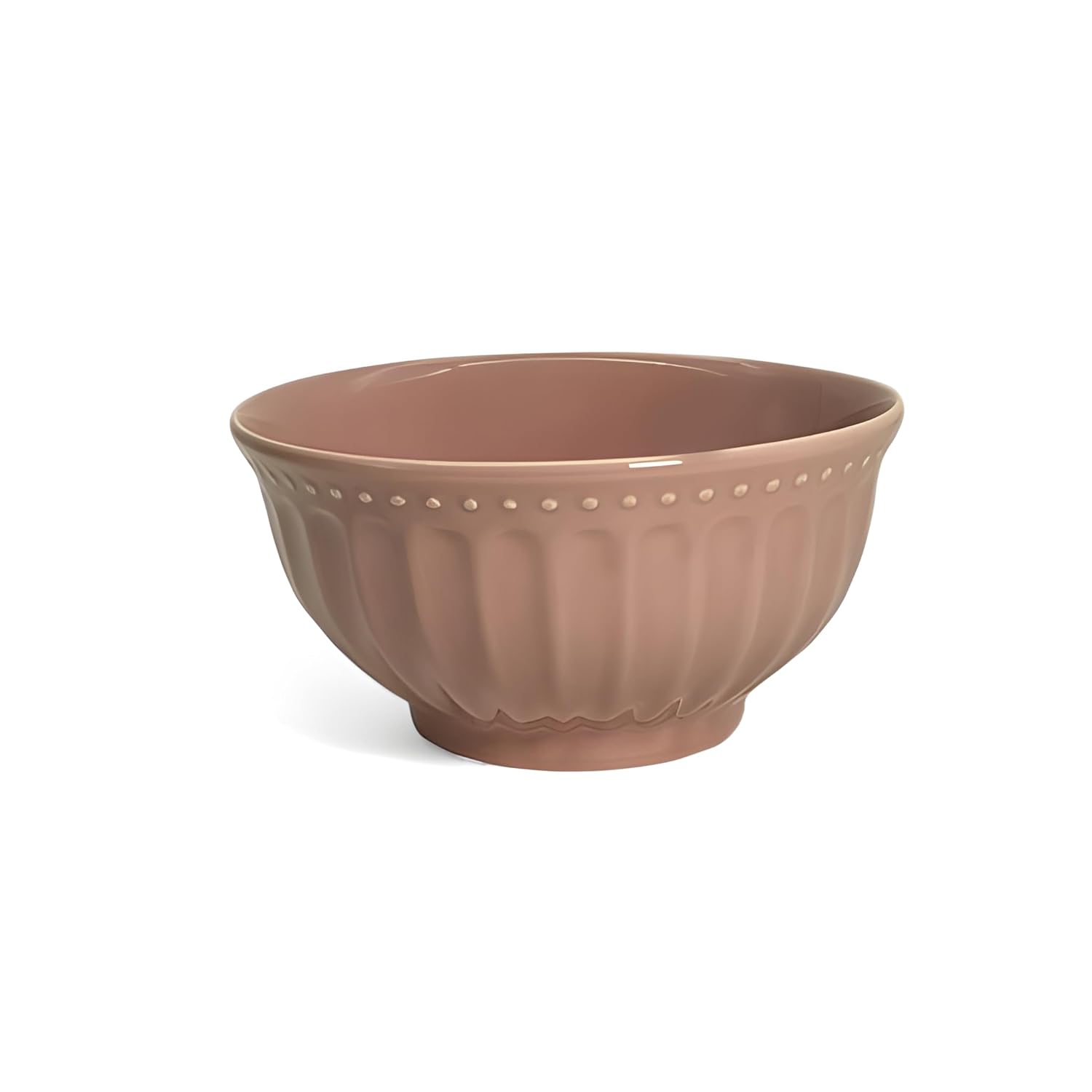 Lemon Tree Pink 6-Inch Ceramic Serving Bowl Set – Stylish & Functional (Set of 2)