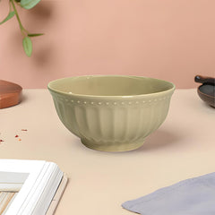 Lemon Tree Beige 6-Inch Large Ceramic Bowl – Stylish & Versatile Serveware for Every Meal