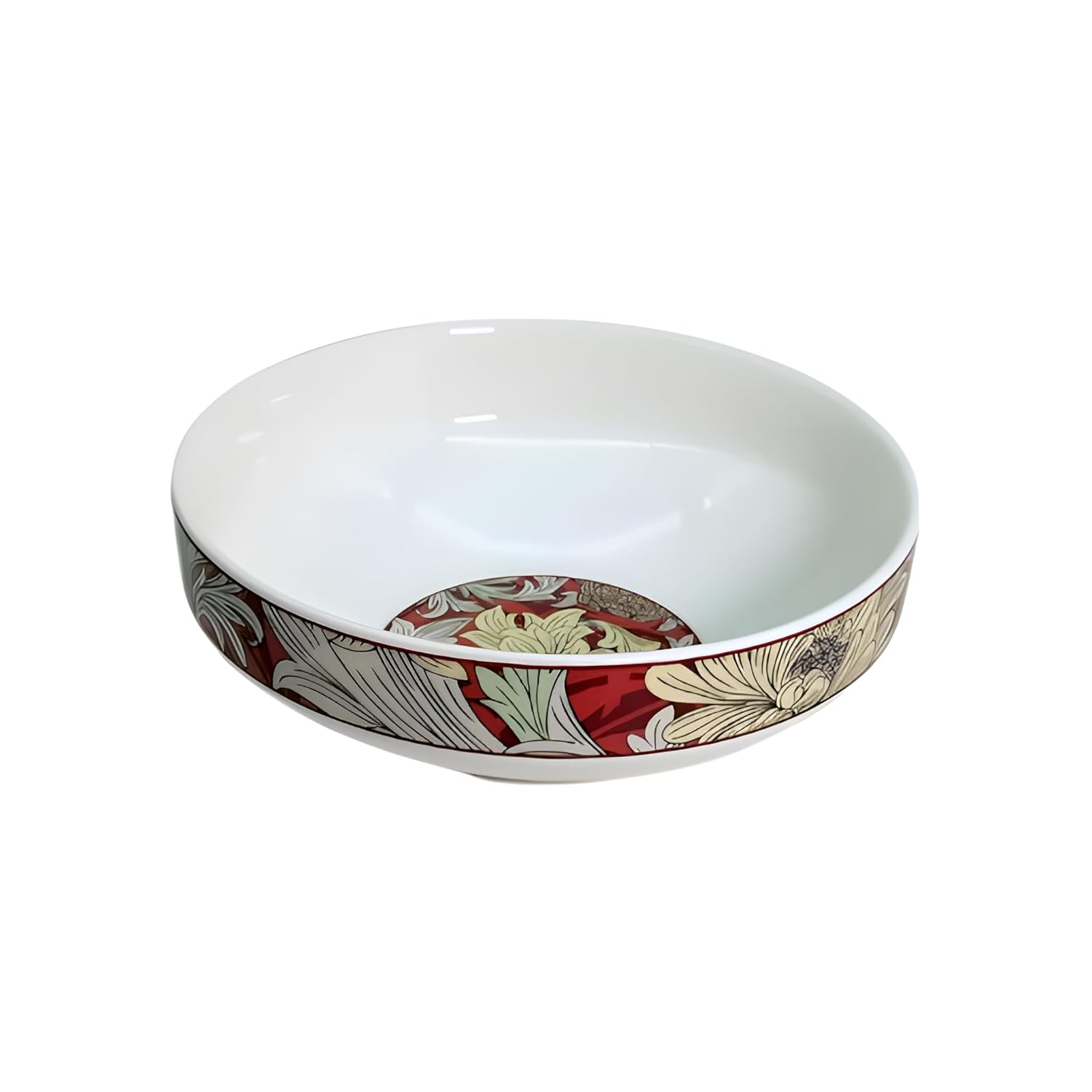 Lemon Tree HJ1008 Ceramic Fine Porcelain Set of 2 Snack Serving Bowls – 5.5 Inch Elegant Bowls with High-Quality Decal Prints