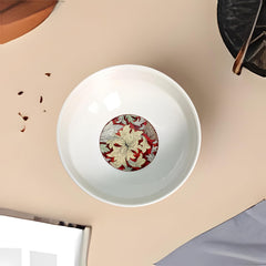 Lemon Tree HJ1008 Ceramic Fine Porcelain Set of 2 Snack Serving Bowls – 5.5 Inch Elegant Bowls with High-Quality Decal Prints