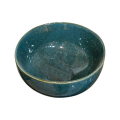 Lemon Tree Turquoise Stoneware Bowl (700ml) | Elegant & Sturdy Serving Bowl for Everyday Use