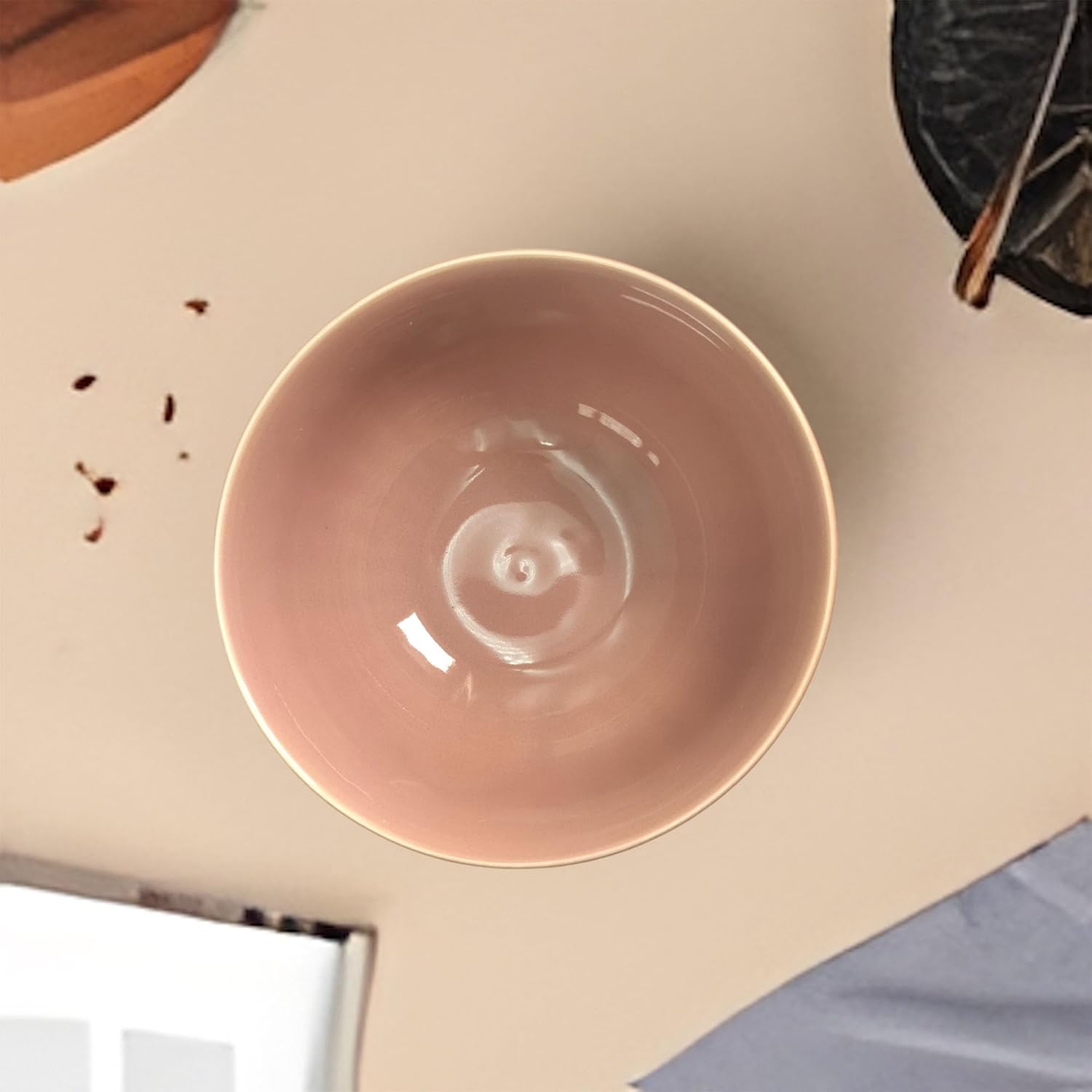 Lemon Tree Pink 6-Inch Large Ceramic Bowl – Elegant & Versatile Serveware for Every Occasion