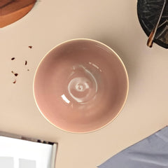Lemon Tree Pink 6-Inch Large Ceramic Bowl – Elegant & Versatile Serveware for Every Occasion
